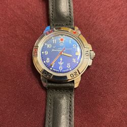 VOSTOK KOMANDIRSKIE Submarine SOVIET USSR MILITARY WATCH