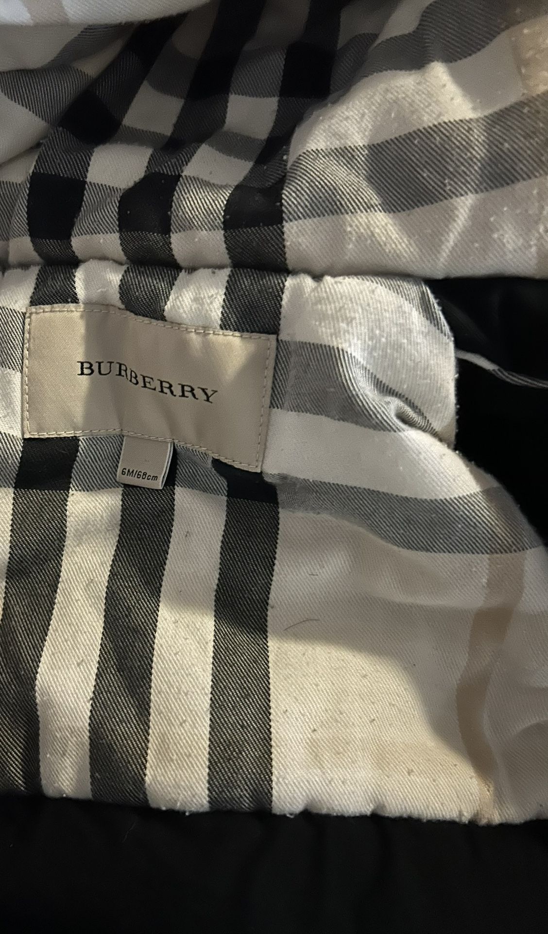 Burberry Jacket 6 Months