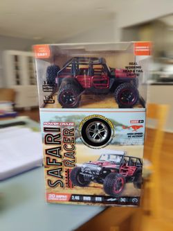 Safari Racer Remote Toy Car Jeep NIB