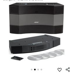 Bose Acoustic Wave Music System and 5-CD Multi Disc Changer II - Graphite Grey (Black