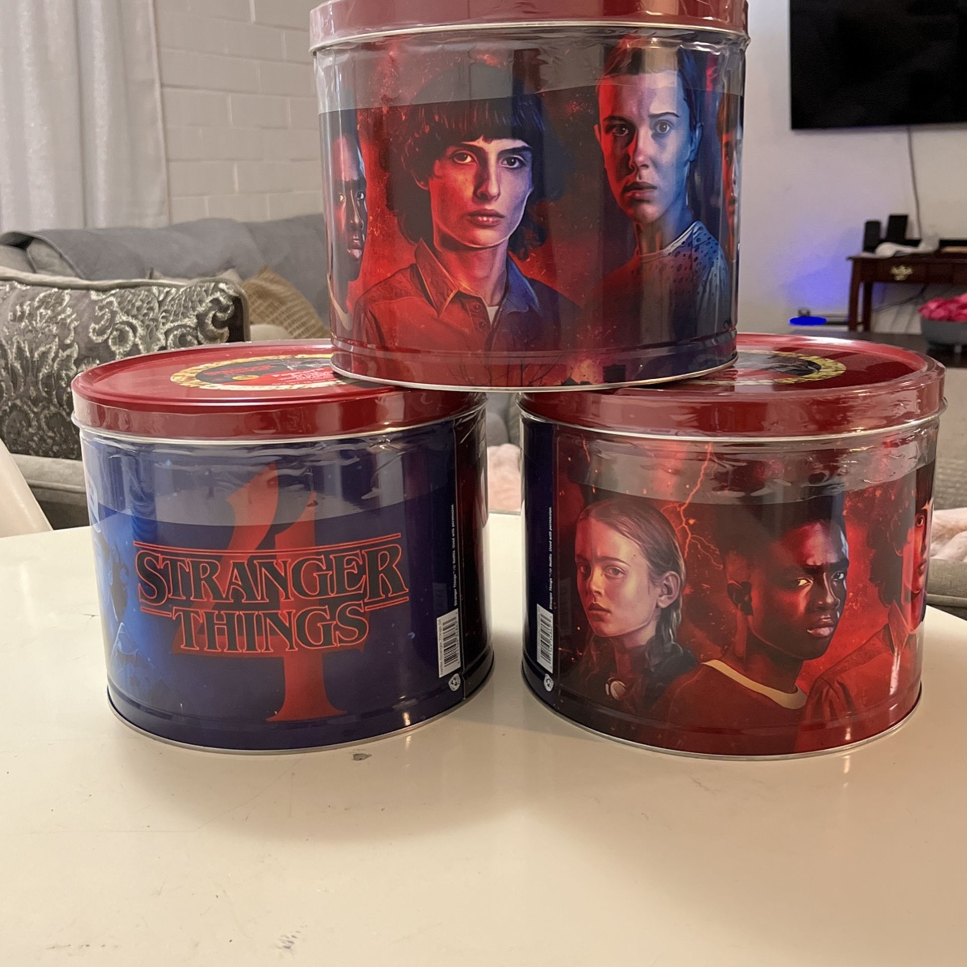 Stranger Things Popcorn Tins
