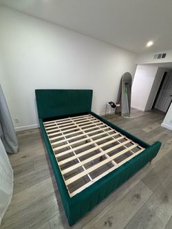 Queen Upholstery Low Profile Bed