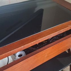 55" Inch Lg TV With Table Included.