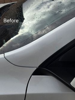 Tesla wiper fluid deflector