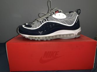 Supreme Air Max 98 Obsidian/Silver sz 9