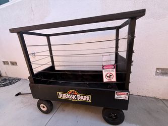 Custom Jurassic Park Wagon / Prop Cart - Halloween, Events, Parade