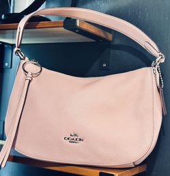 NEW PINK COACH LEATHER PURSE