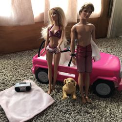 Barbie and Ken Going to the Beach