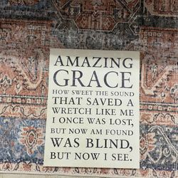 Amazing Grace Canvas Photo