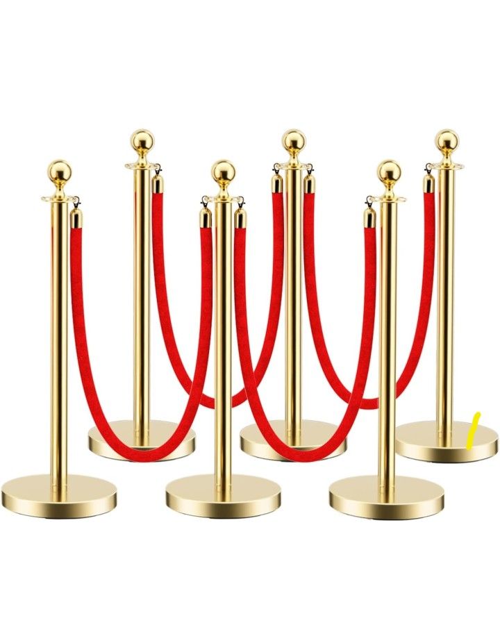 Red Carpet Ropes and Poles