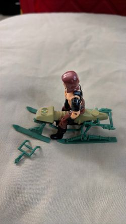Vintage 1984 G.I. Joe Zartan & Chameleon Swamp Skier Restoration Lot + Rare File Card