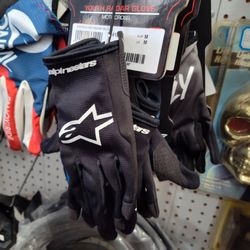 Kids alpinestars gloves for off-road $22 special clearance