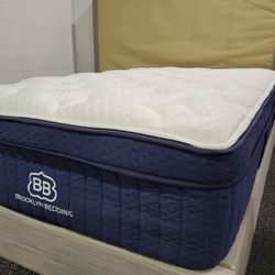 Split-King Brooklyn Bedding Aurora Luxe Cooling Mattress - Like New