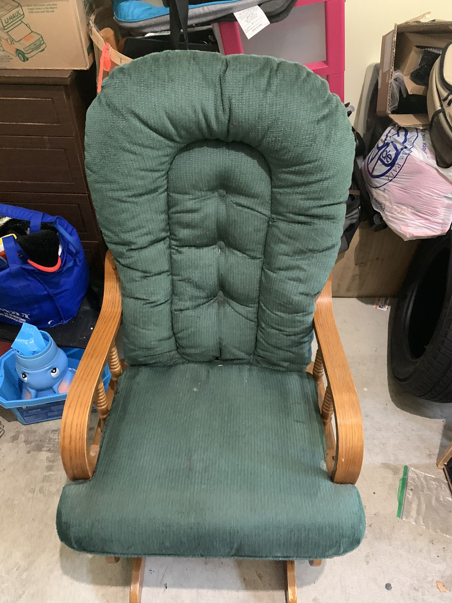 Rocking Chair with Ottoman