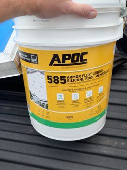 New APOC Roofing Materials Lot - Silicone Coating, Roof Patch & Supplies