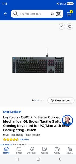 Logitech G915 Full Mechanical Keyboard