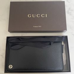Gucci Black Long Wallet