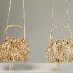 Beautiful Golden Clutch Bag For Party