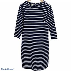 EUC Talbots Nautical Striped Dress