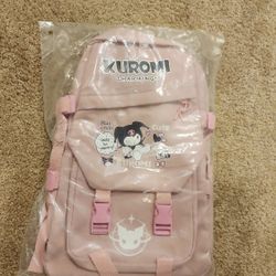Cute Pink Sanrio Kuromi Backpack