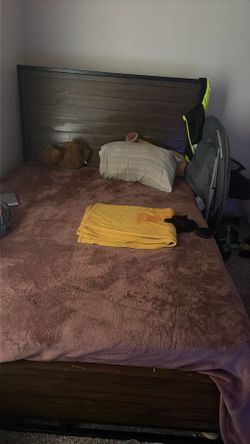 Full size mattress and Bed frame *MUST BE PICKED UP 6/1* for sale 230. used Long Beach