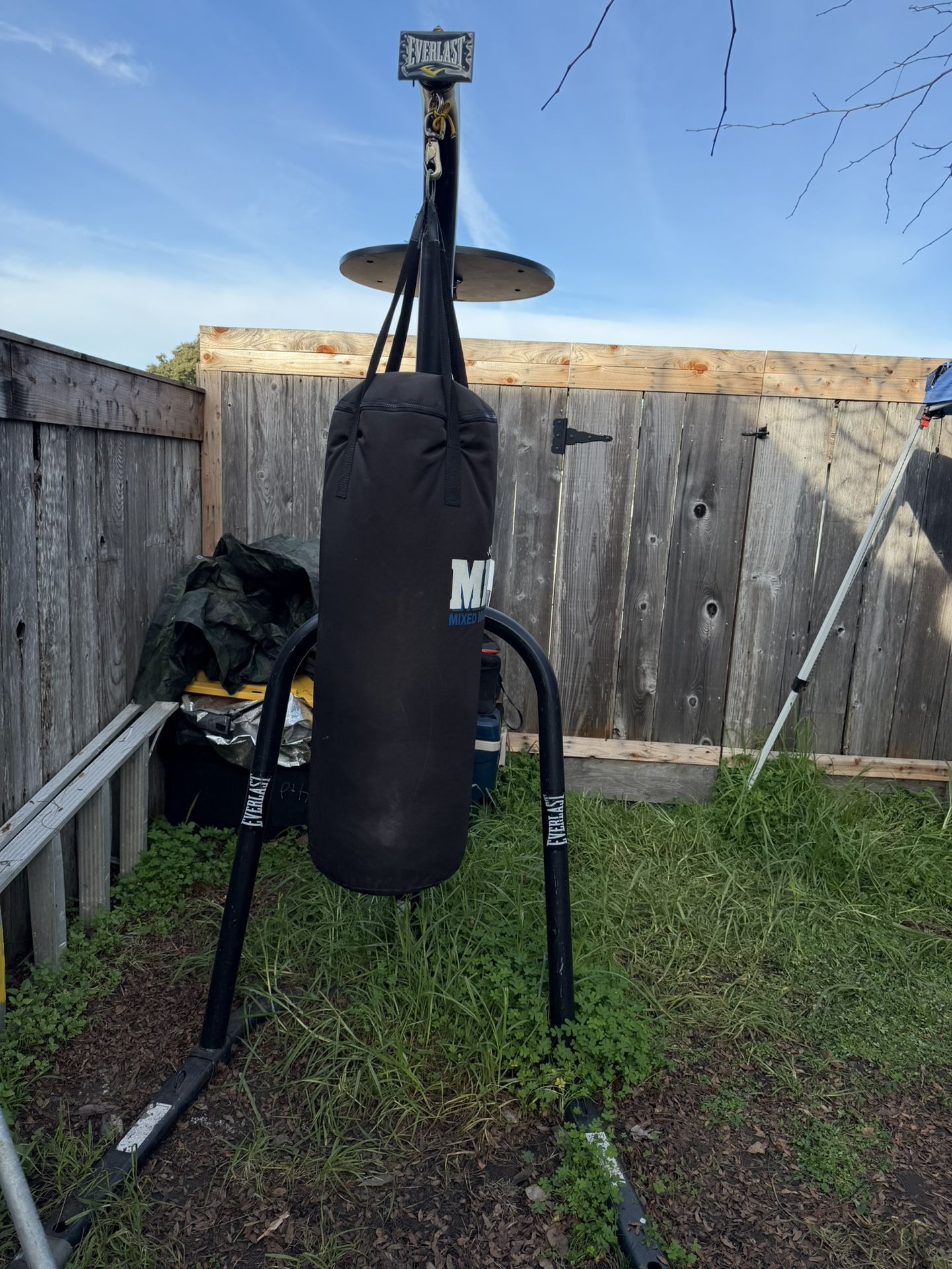 Punching Bag Set With Speed Bag