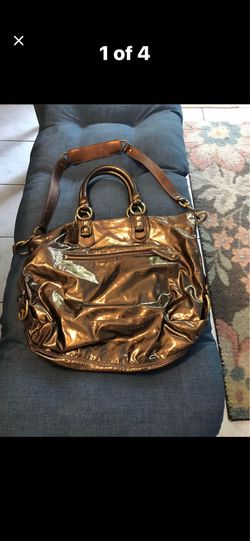 Coach metallic very rare large bag