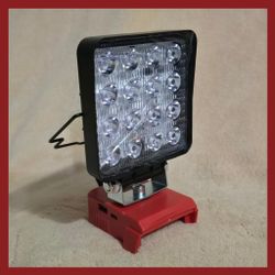 LED Work Light,  112W Portable Flood Light Milwaukee M18 Battery Compatible 