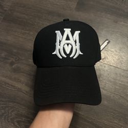 Amiri Black Cap Logo For Men