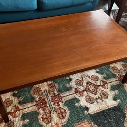 Solid wood coffee table