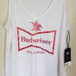Ladies XL BUDWEISER Tank NEW!