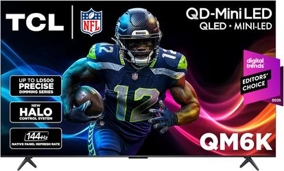 TCL 65-Inch Class QM6K Series QD-Mini LED 4K UHD Google Smart TV 