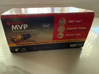 FastenMaster MVP Multipurpose Wood Screws 100-Pack
