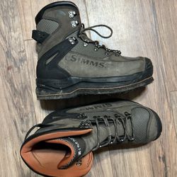 Simms Felt Sole Wading Boots Size 10 