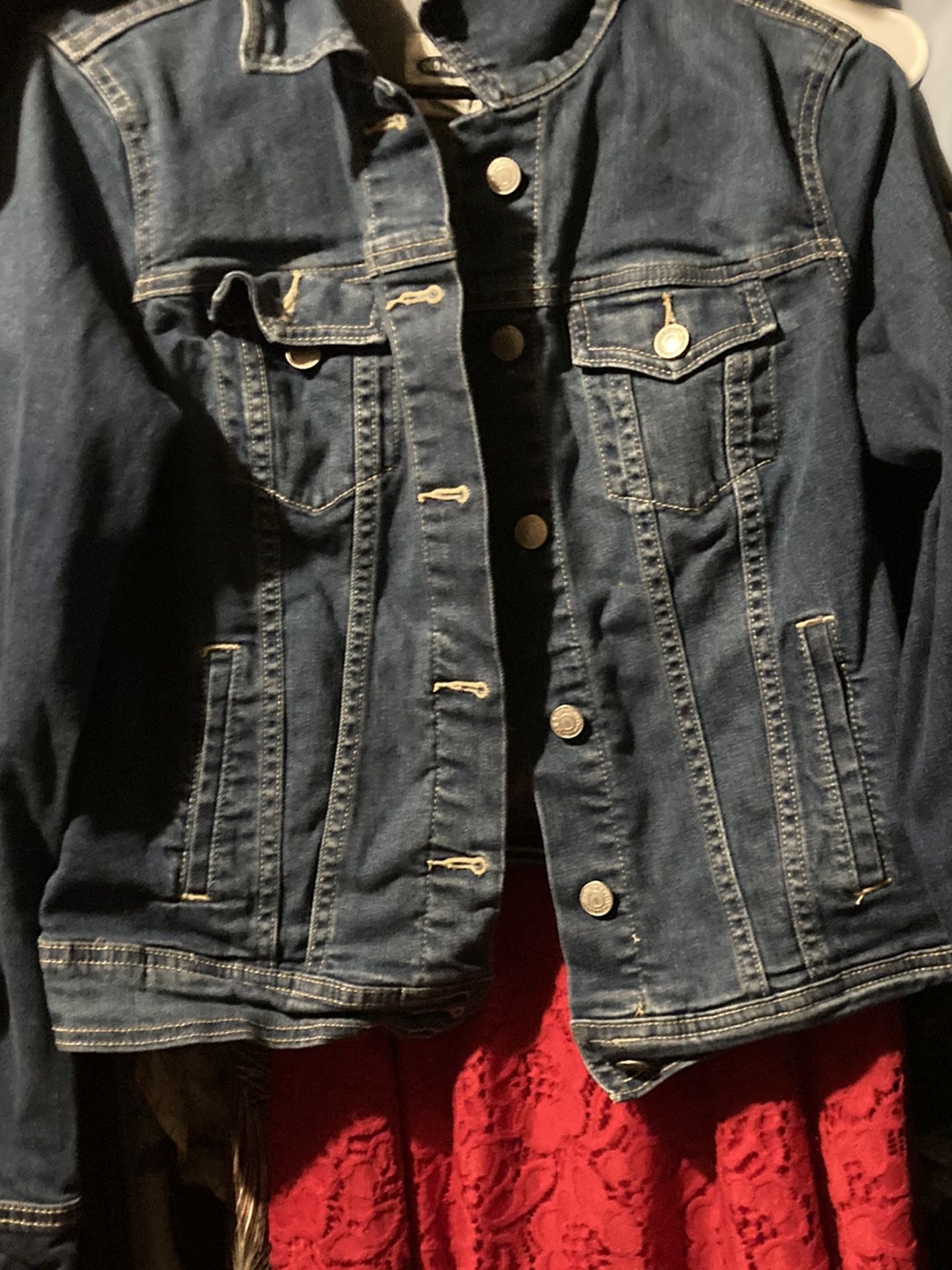 Medium Old Navy Jean Jacket $10