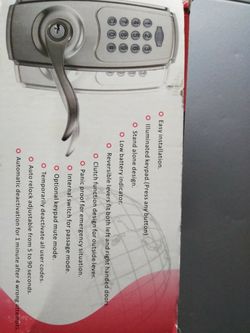 Electronic lever lock