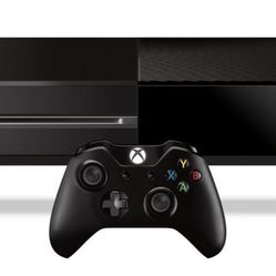 XBOX ONE 500GB CONSOLE W/ RED REMOTE & 6 GAMES