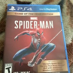 Spider Man Ps4 Game Of The Year Edition