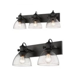 New in box vanity bathroom lights