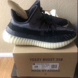 Yeezy 350 Carbon Sz 10 Worn 3x