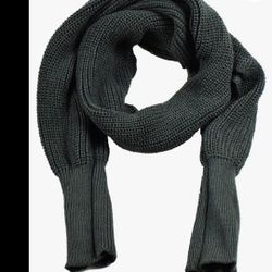 VARIOUS WEARING STYLE Crochet Knit Blanket Long Shawl large Scarf With Sleeves 