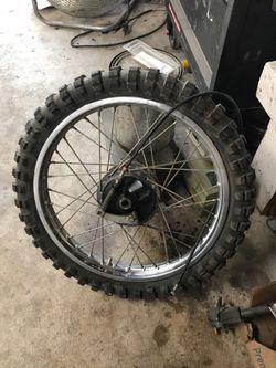 1974-1983 YZ 80 front wheel