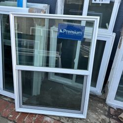 Window Brand new double glass vinyl  Premium brand window Width  47.5   inches  Height 47.5 inches 