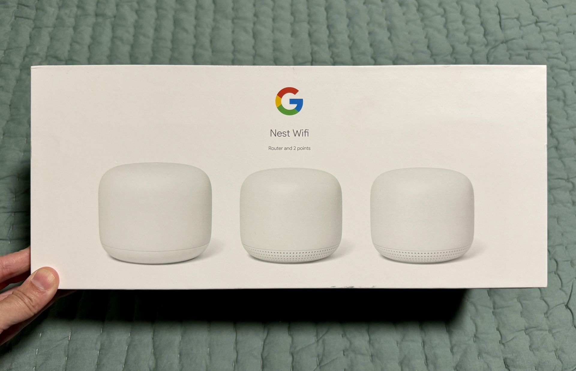 [LIKE NEW] Google Nest WiFi Router (3-pack)