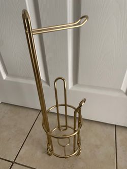 Toilet paper holder.