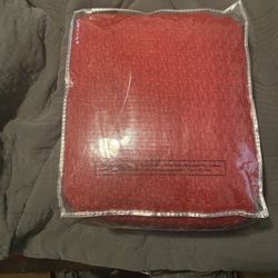 King Size Red Bed Spread