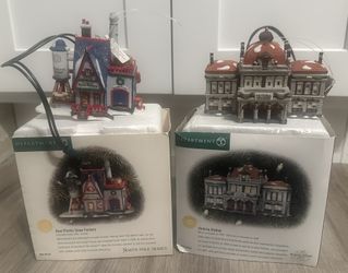 Victoria Station (Ornament) Real Plastic snow factory Department 56