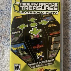 Midway Arcade Treasures: Extended Play (Sony PSP, 2005) excellent condition