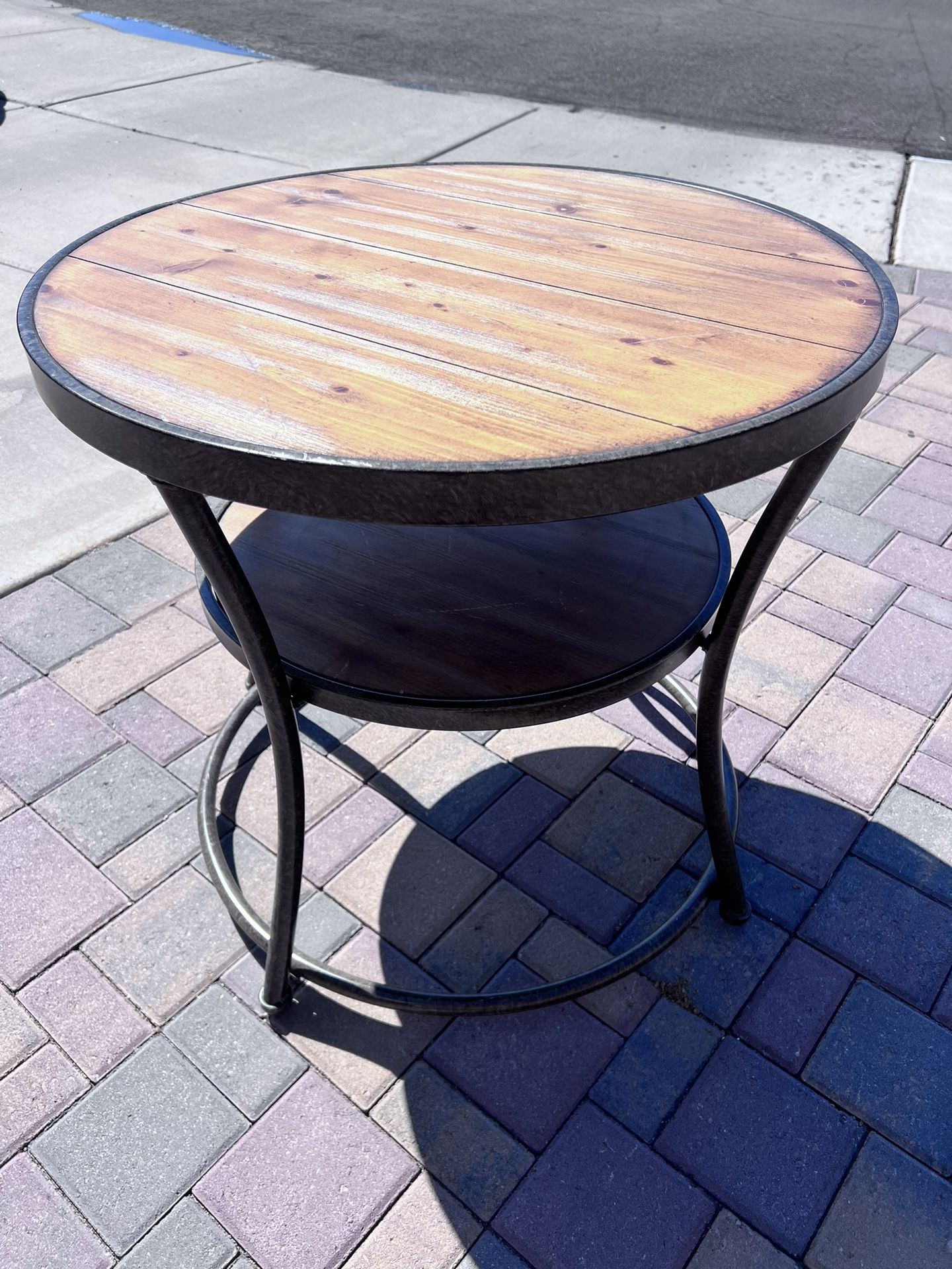 Wood and Metal Table