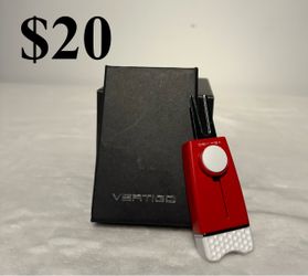 Vertigo Torch Lighter Red and White